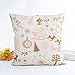 Sumen Xmas Kids Girls Princess Room Sofa Home Decoration Festival Animal Pillowcase (A)