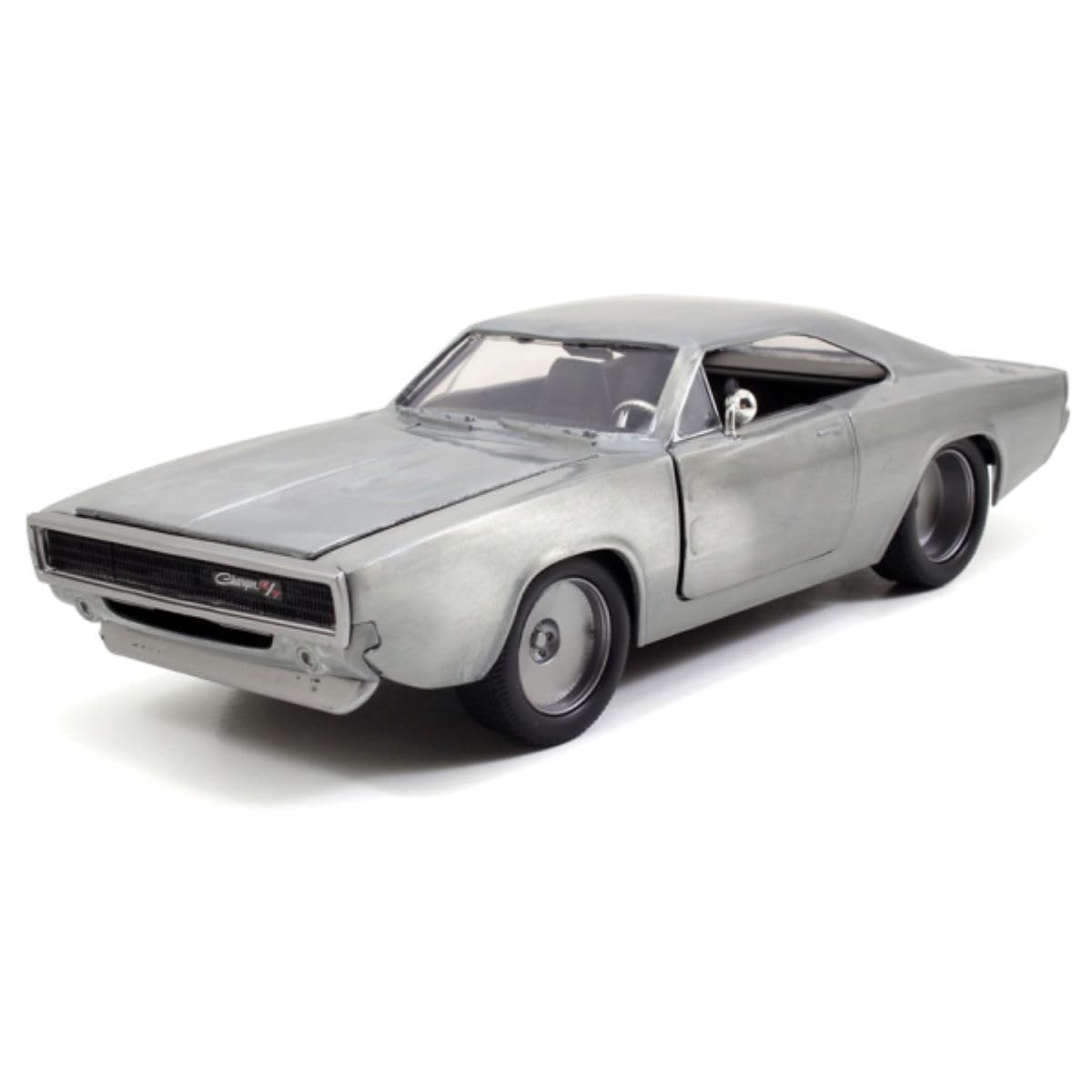 Photo 1 of Fast & Furious 1:24 Dom's 1968 Dodge Charger R/T Die-cast Car Bare Metal, Toys for Kids and Adults, 97336