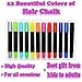 Deluxe Hair Chalk Set For Girls, 10 Washable Colour Brush, Available For Party Hair Dressing, Birthday Gift For Kids