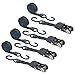 Mann Ratchet Tie Downs Straps with S-Hooks 4-Pack Set 1-Inch x 15-Feet 500 Lbs Load Cap - 1500 Lb Break Strength