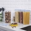 Vtopmart 2.8L Cereal Containers for Storage,Plastic BPA Free Kitchen Pantry Flour Storage,Dry Food Keepers,Set of 4 with…