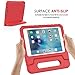 MoKo Case Fit iPad Mini 4 - Kids Shock Proof Convertible Handle Light Weight Super Protective Stand Cover Case Fit Apple iPad Mini 4 2015 Tablet, RED