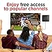 PowerBear TV Antenna [80 Mile Range] HD, Digital, Indoor with Amplifier [16ft Cable]