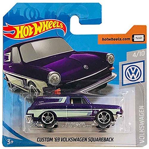 Hot-Wheels custom 69 volkswagen squareback 4/10 short card