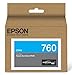 Epson T760220 UltraChrome HD Cyan Standard Capacity Cartridge Ink