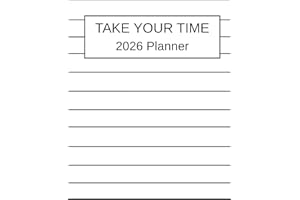 Take Your Time: 2026 Planner