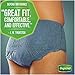 Depend FIT-FLEX Incontinence Underwear for Men, Maximum Absorbency, L/XL