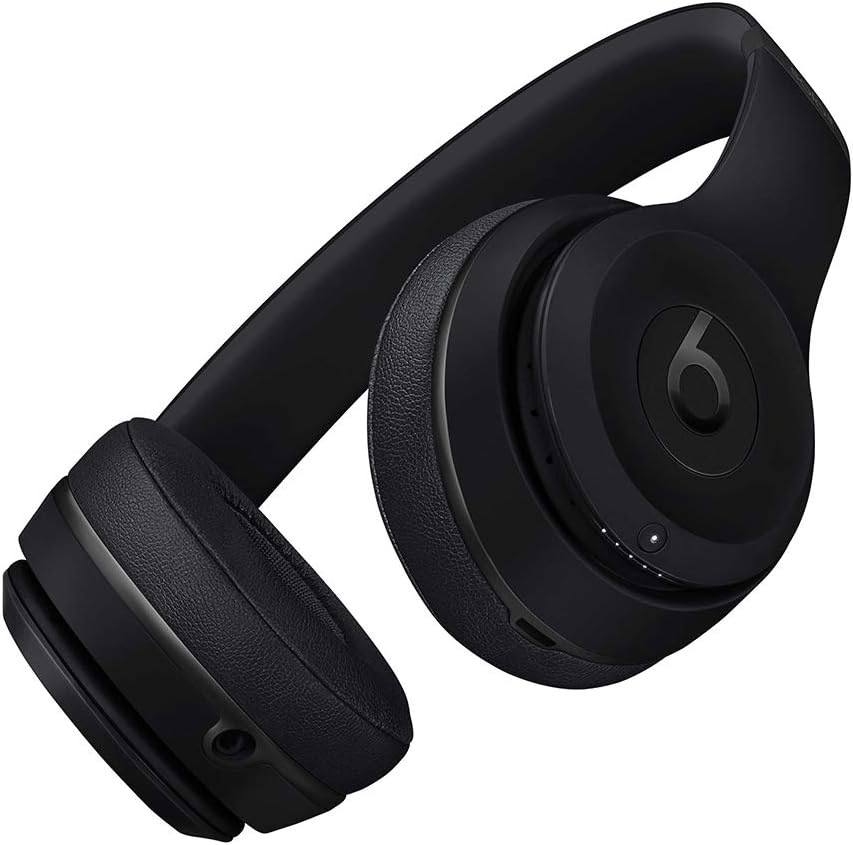 Beats Solo3 Wireless On-Ear Headphones - Apple W1 Headphone Chip, Class 1 Bluetooth, 40 Hours Of Listening Time - Black (Latest Model)