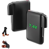 RTDEP 1 Pair Rechargeable Lithium Polymer Battery, 7.4V Replacement Batteries for Heated Socks, Heated Gloves Battery Pack, Heat Slippers Extended Batteries