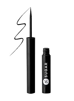 SUGAR Cosmetics Eye Warned You So! Double Matte Eyeliner (01 Black Swan (Black))