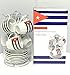Cuban Coffee Cups 6 PC with saucers and metal display