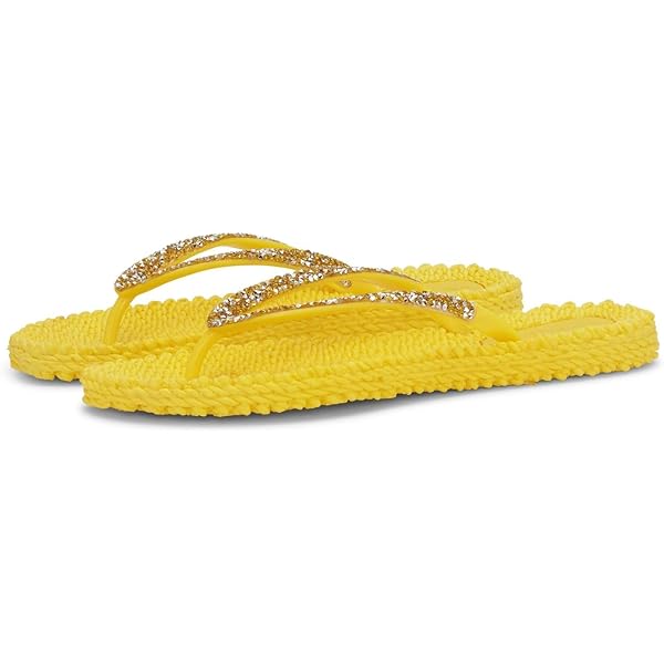 ILSE JACOBSEN Alexa1090 Flip-Flops - Transparent Sandals With Colorful Stone Decorations