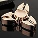 Hand Spinner, Bekhic Pro Metal Fidget Tri-Spinner Toys Stress Reducer Ceramic Bearing - Perfect For ADD, ADHD, Anxiety, and Autism Adult Children … (Golden)