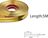 Zayejod Gold PVC Inside Outside Corner Trim Self-Adhesive 4cm Edging view 2