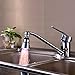 Fitiger Temperature Control 3 Color Changing LED Faucet Tap Water Faucet FI-B10,Rotate 360 Degrees Heat Discoloration Circular Faucet Water Mouth for Bathroom or Kitchen