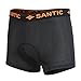 Santic Men's 3D Padded Cycling Shorts bicycle Underwear Black