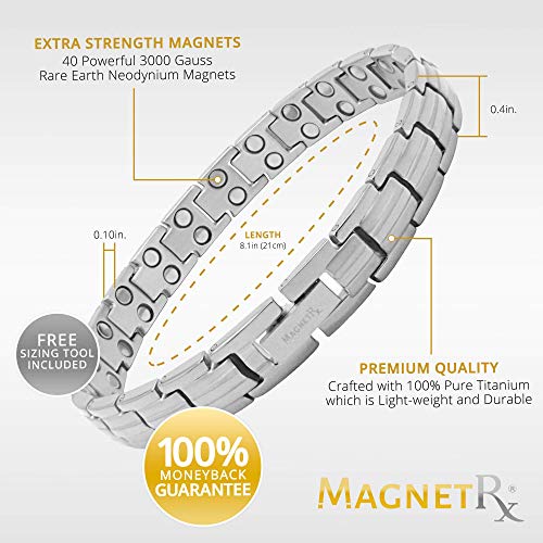 Women's Ultra Strength Therapy Bracelet Arthritis Pain Relief & Carpal