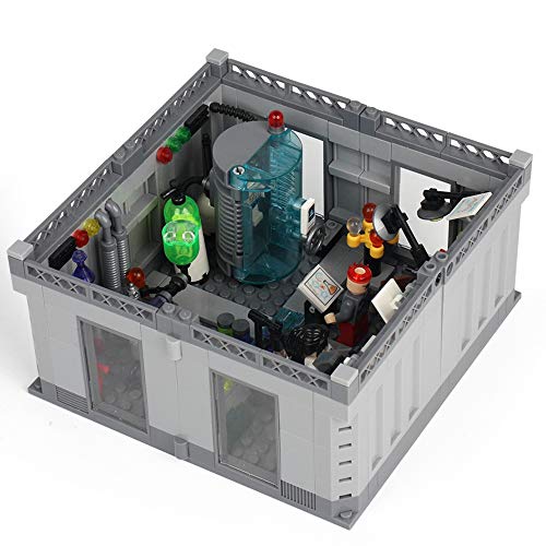 image for KAZI Build Your Own City Police Biochemical Lab Series MOC Building Br