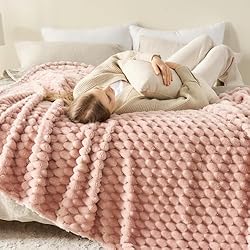 NEWCOSPLAY Super Soft Queen Blanket Pink Premium