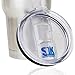 SLK replacement Slider Lid for 30 oz tumbler - BPA free with splash-guard switch, fits yeti rambler tumbler, Rtic, SIC, SASQUATCH and most 30 oz tumblers (lid only)