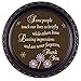 Cottage Garden Some People Leave an Impression Black Rope Trim Petite Round Jewelry and Keepsake Box