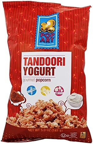 Pop Art Snacks Popcorn Tandoori Yogurt, 5 oz