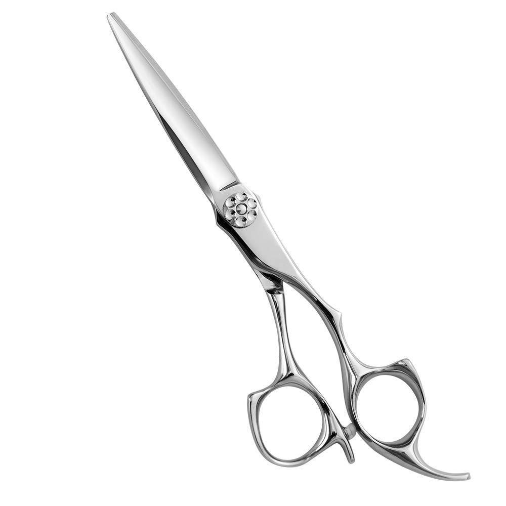 AOLANDUO Professional Hairdressing Scissors, VG10 Steel Sharp Hair Cutting Scissors and Thinning Shears Set, Razor Edge, Ergonomic Offset Handle, Texture Thinning Shears, 1 Pack, 6 in