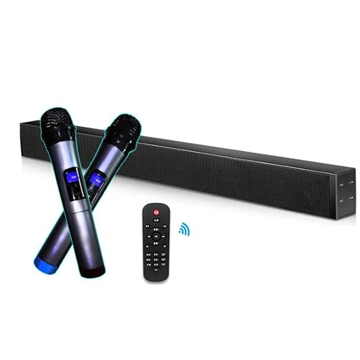 AMZ BCS Soundbar con Wireless Karaoke 60W Wired y Wireless Home ...