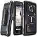 COVRWARE Aegis Series Case Compatible with Moto G5 Plus with Built-in [Screen Protector] Heavy Duty Full-Body Rugged Holster Armor Case [Belt Swivel Clip][Kickstand], Black
