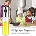 Oil Sprayer Dispenser,Olive Oil Sprayer, Spray Bottle for Oil Versatile Glass Spray Olive Oil Bottle for Cooking,Vinegar Bottle Glass,for Cooking,Baking,Roasting,Grilling