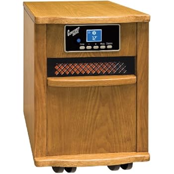 Amazon Com Comfort Zone Cz Portable Infrared Space Heater Oak