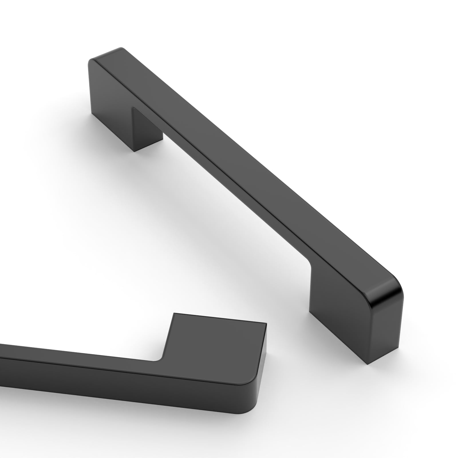 Photo 1 of Asidrama 10 Pack 5 Inch(128mm) Matte Black Kitchen Cabinet Handles, Cabinet Pulls Kitchen Cabinet Hardware for Cupboard Drawer Handles