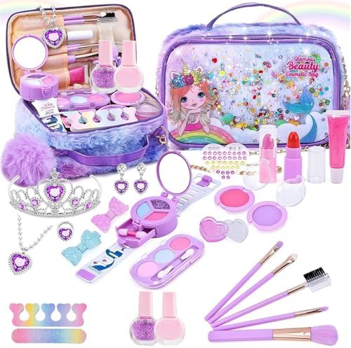 Swift Kids Makeup Kit for Girl Makeup Set Washable Make up Kit for