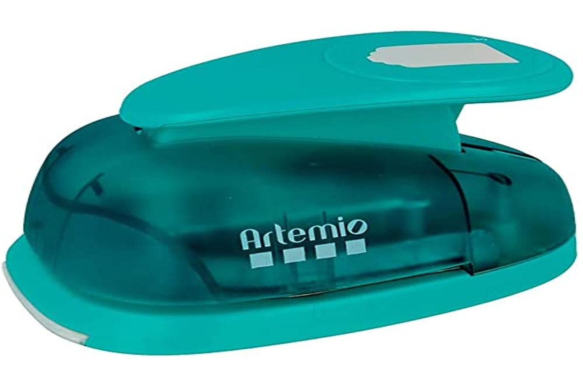 Artemio 7.6 cm Jumbo Label Classic Lever Punch, Green