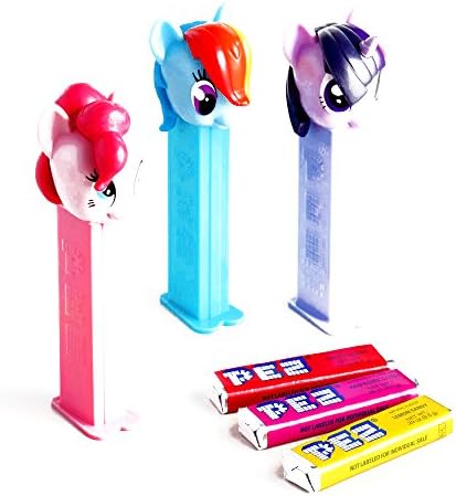 Pez My Little Pony Dispenser and Candy .87 oz each (3 Items Per Order)