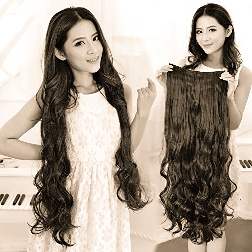 Artifice Super Long 5 Clips Curly Wavy Hair Extension High