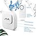 YIROKA Wireless Doorbell Battery Operated，Waterproof Door Chime Kit Operating at Over 500 Feet,58 doorbell tone,4 Levels Volume,1 Sensor & 2 Plug-in Receivers (1 Button + 2 Receiver)