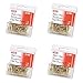 ACCO Smooth Gold Tone #2 Size Paper Clips, 100 Clips per Pack (A7072533), 4 Packs