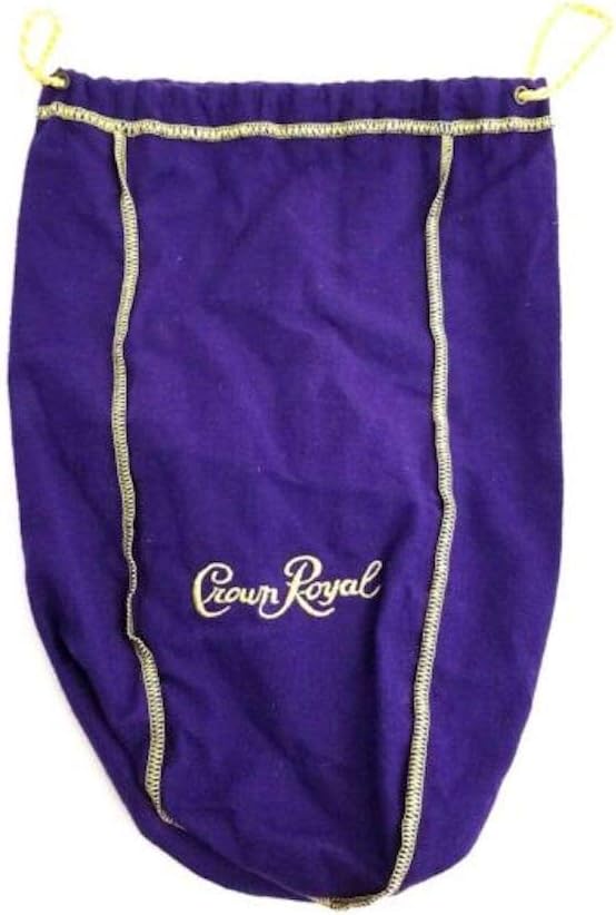 Crown Royal Extra Large Bag with Gold Drawstrings Great for Storage 13