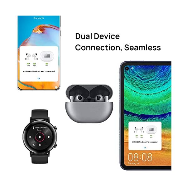 HUAWEI-FreeBuds-Pro-True-Wireless-Bluetooth-Earphone-with-Intelligent-Noise-Cancellation-3-mic-System-Quick-Wireless-Charging-Silver-Frost HUAWEI FreeBuds Pro, True Wireless Bluetooth Earphone with Intelligent Noise Cancellation, 3-mic System, Quick Wireless…