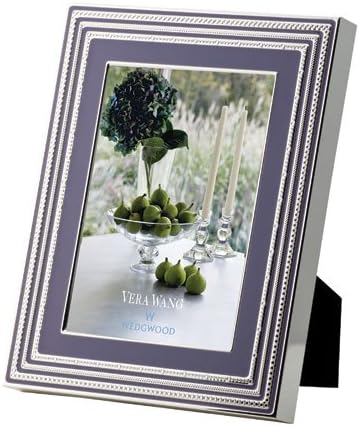Vera Wang by Wedgwood Lavender with Love 5X7 silver frame