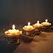 ILY Nature's Light Natural & Unscented White Soy Pillar Candle Water Lily 8 Hour Burn Time 2.75 x 1.6 Inch 0.17 lb Grown and Made in The USA