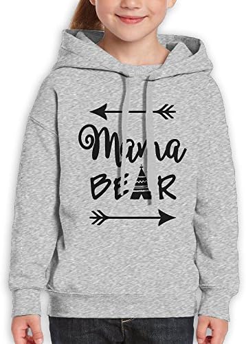 Boys&amp;girls Mama Bear Pullover Casual Hoodie
