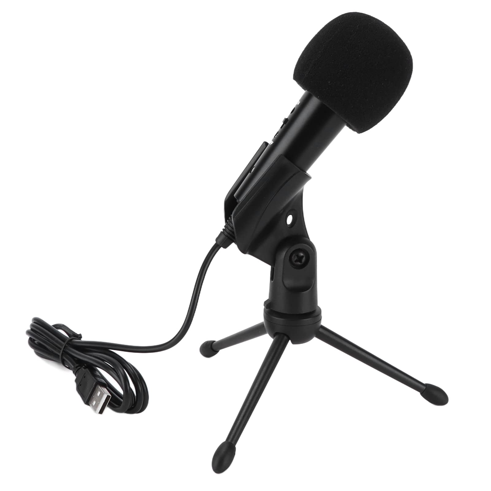 AUHX Condenser Microphone Set, Cardioid Metal USB Recording Mic Bundle for Studio for Computer for Gaming Streaming Singing
