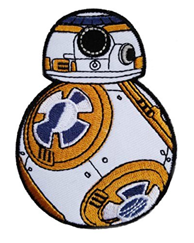 Star Wars VII BB-8 Droid Embroidered Iron/Sew-on 2.5" Wide X 3.5" Tall Patch