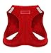 Voyager Step-In Plush Dog Harness – Soft Plush, Step In Vest Harness for Small and Medium Dogs by Best Pet Supplies - Harness (Red Corduroy), XL (Chest: 20.5 - 23