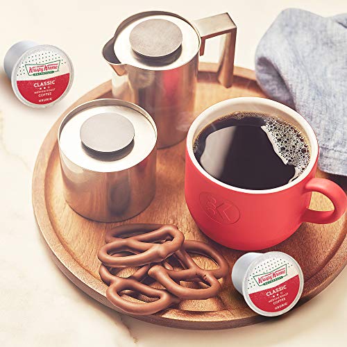 KRISPY KREME CLASSIC KEURIG SINGLE-SERVE K-CUP PODS, MEDIUM ROAST COFFEE, 12 COUNT
