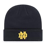 NCAA Notre Dame Fightin Irish OTS Raised Cuff Knit Cap, Navy, One Size