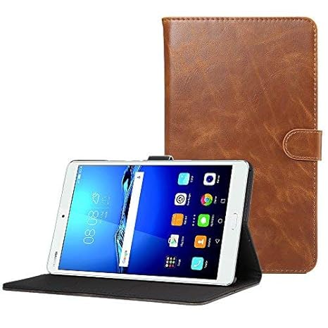 CLM-Tech Huawei MediaPad M3 8.4 Tablet Tasche im eleganten Kunstleder für Huawei MediaPad M3 8.4 (8.4 Zoll) Hülle mit Standfu