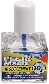 Best Price Square Deluxe Materials Plastic Magic Cement Model Kit Glue 40ml view 3